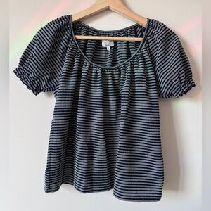 Madewell Stripped Blouse